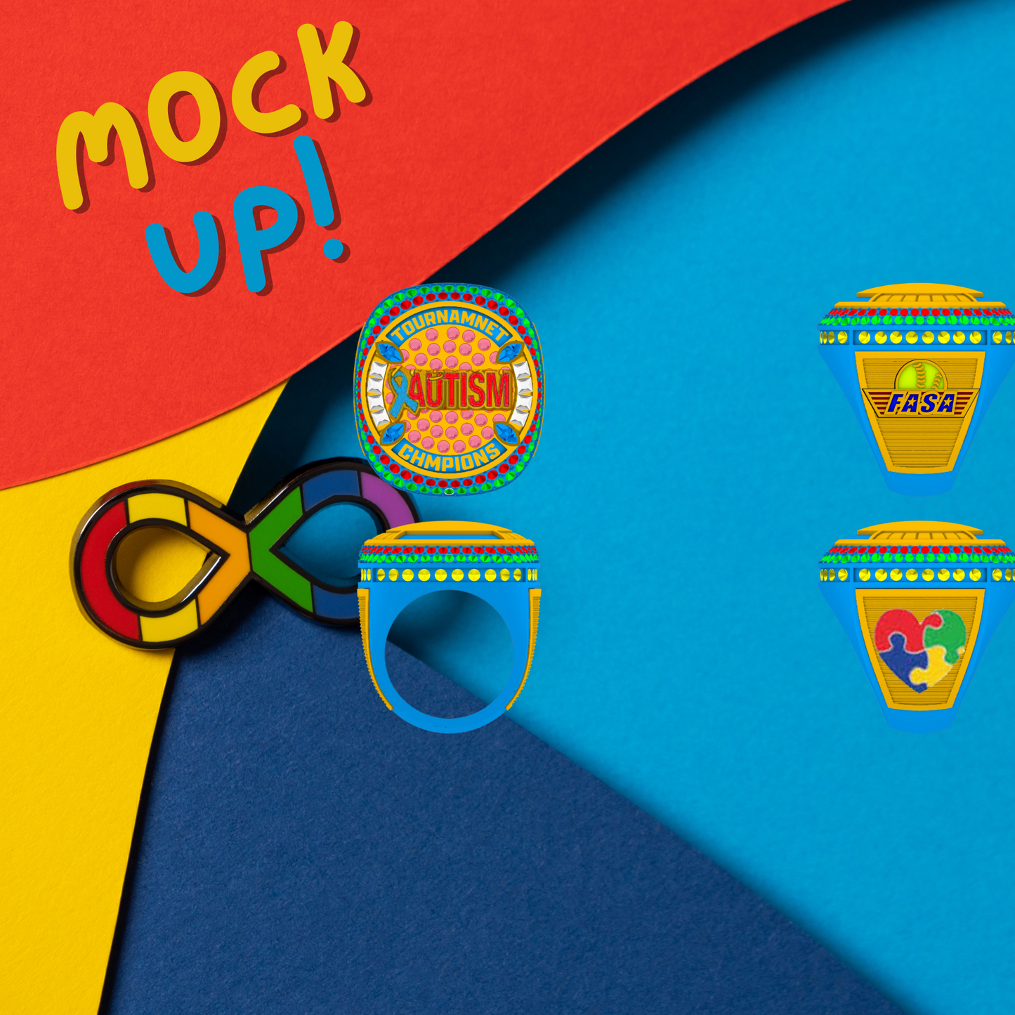 FASA Autism Awareness Rings Champion