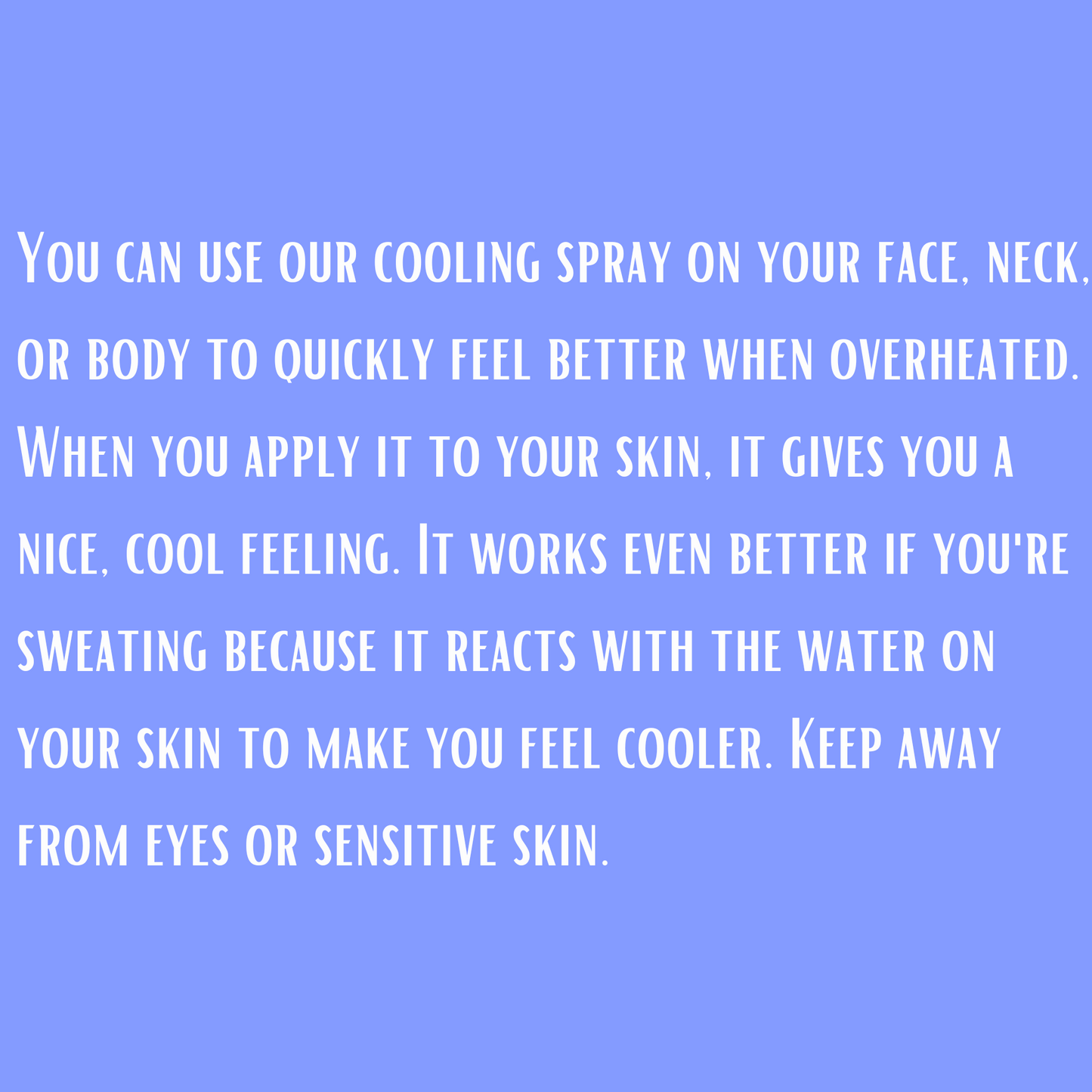 Cool Blue Mist- 2.75 oz