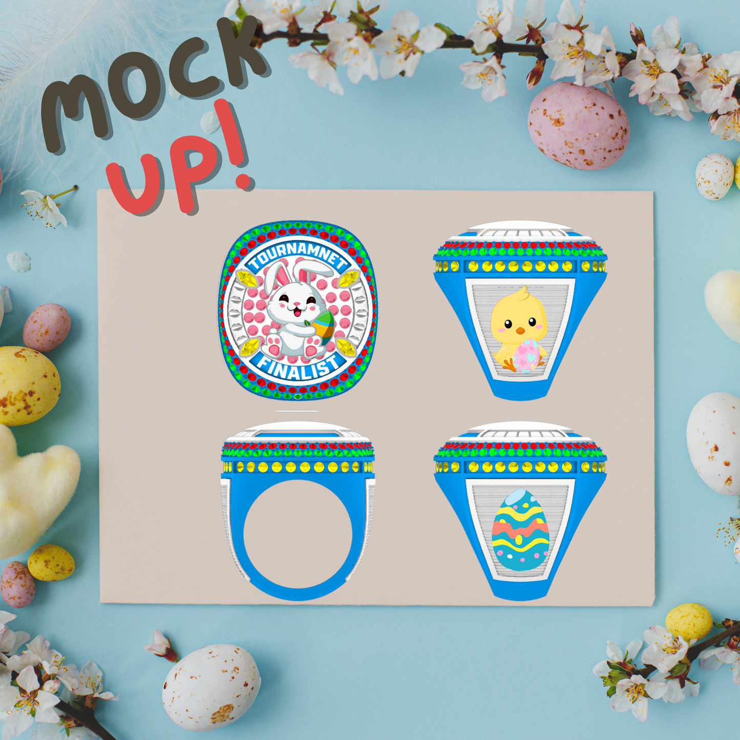 Softball Easter Rings Finalist