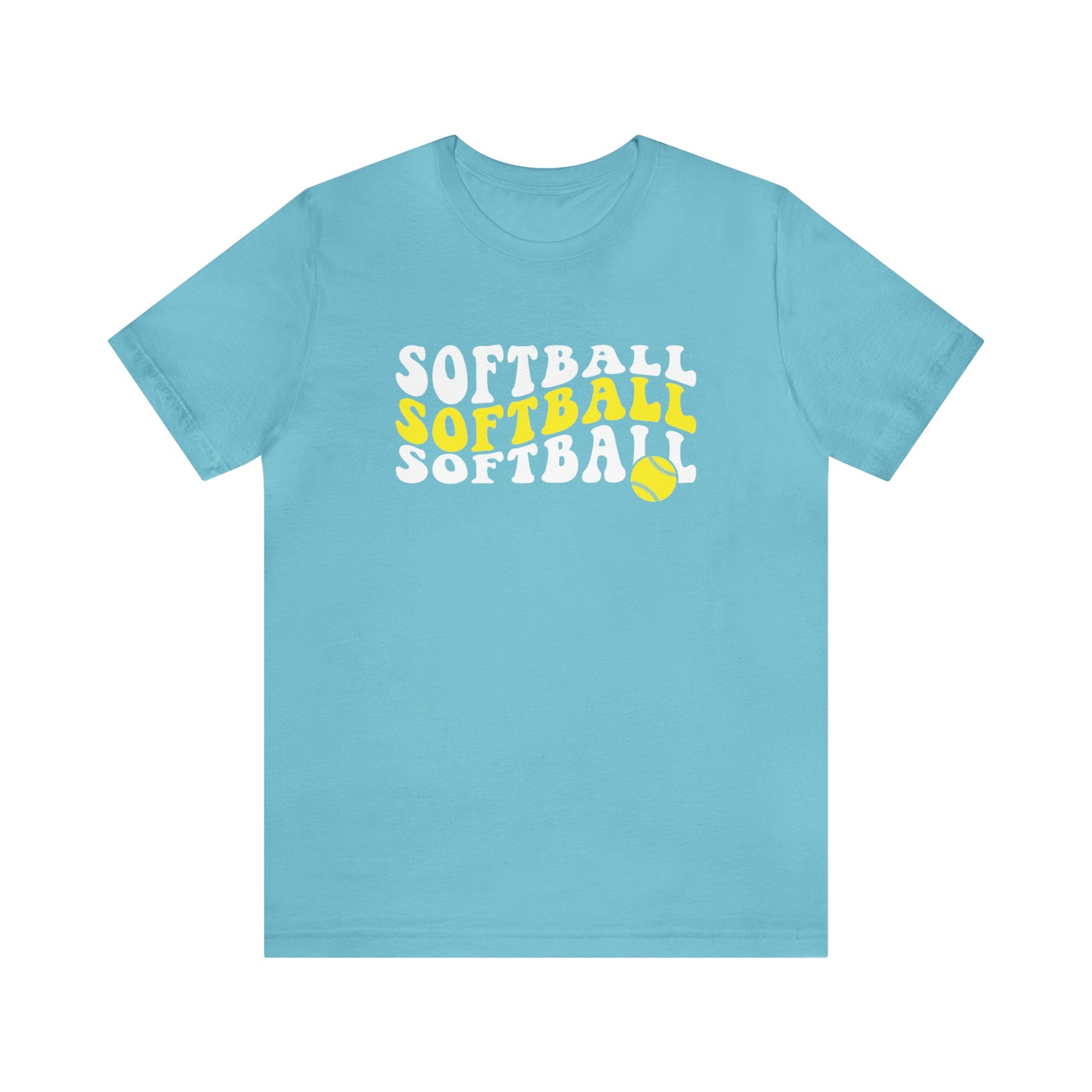 Retro Softball Short Sleeve Tee