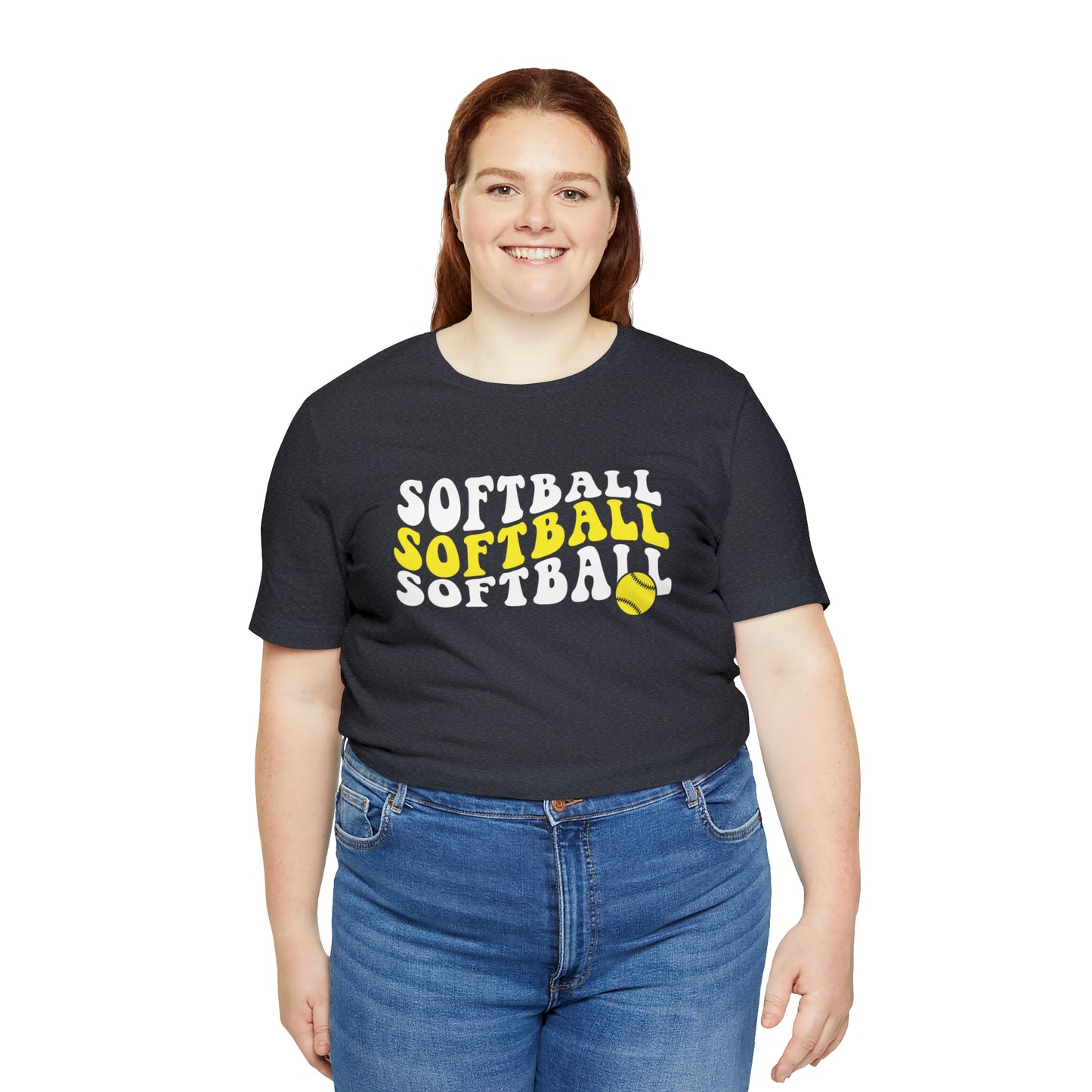 Retro Softball Short Sleeve Tee