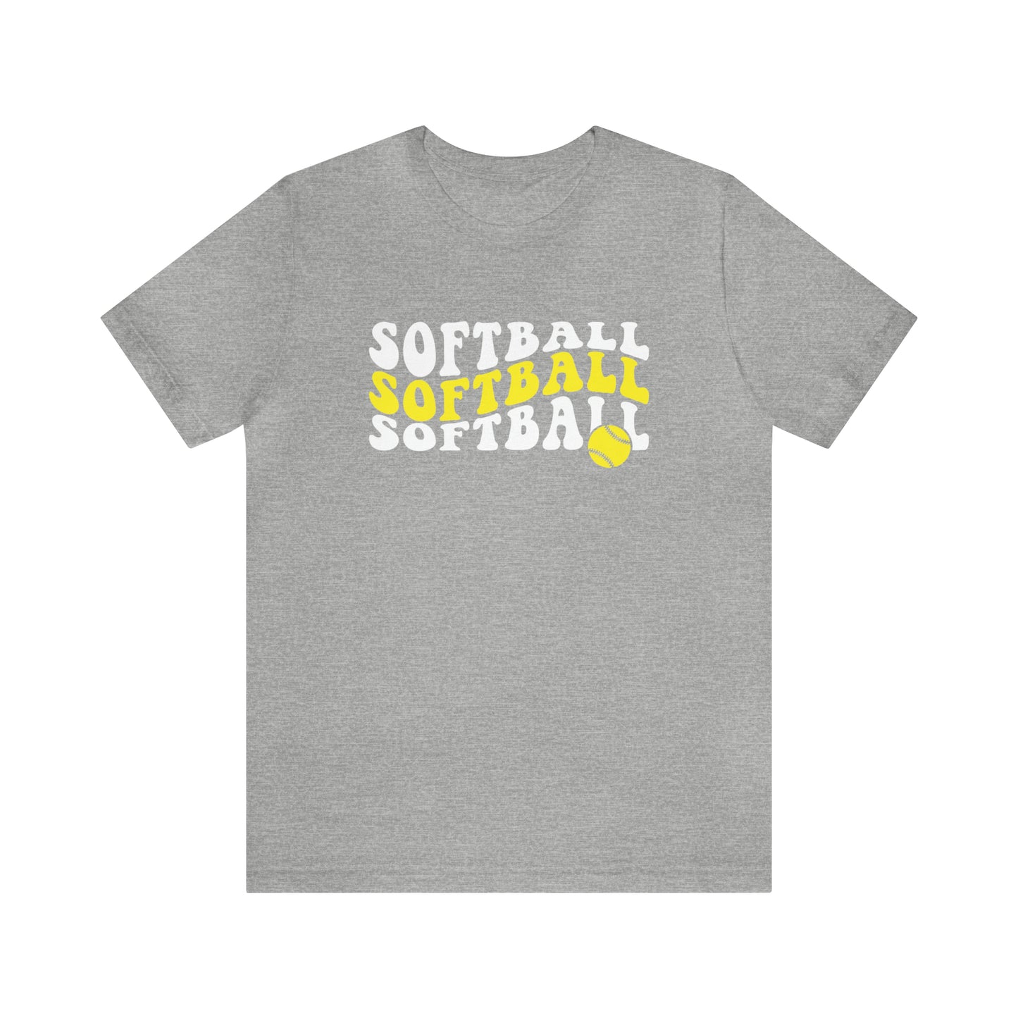 Retro Softball Short Sleeve Tee