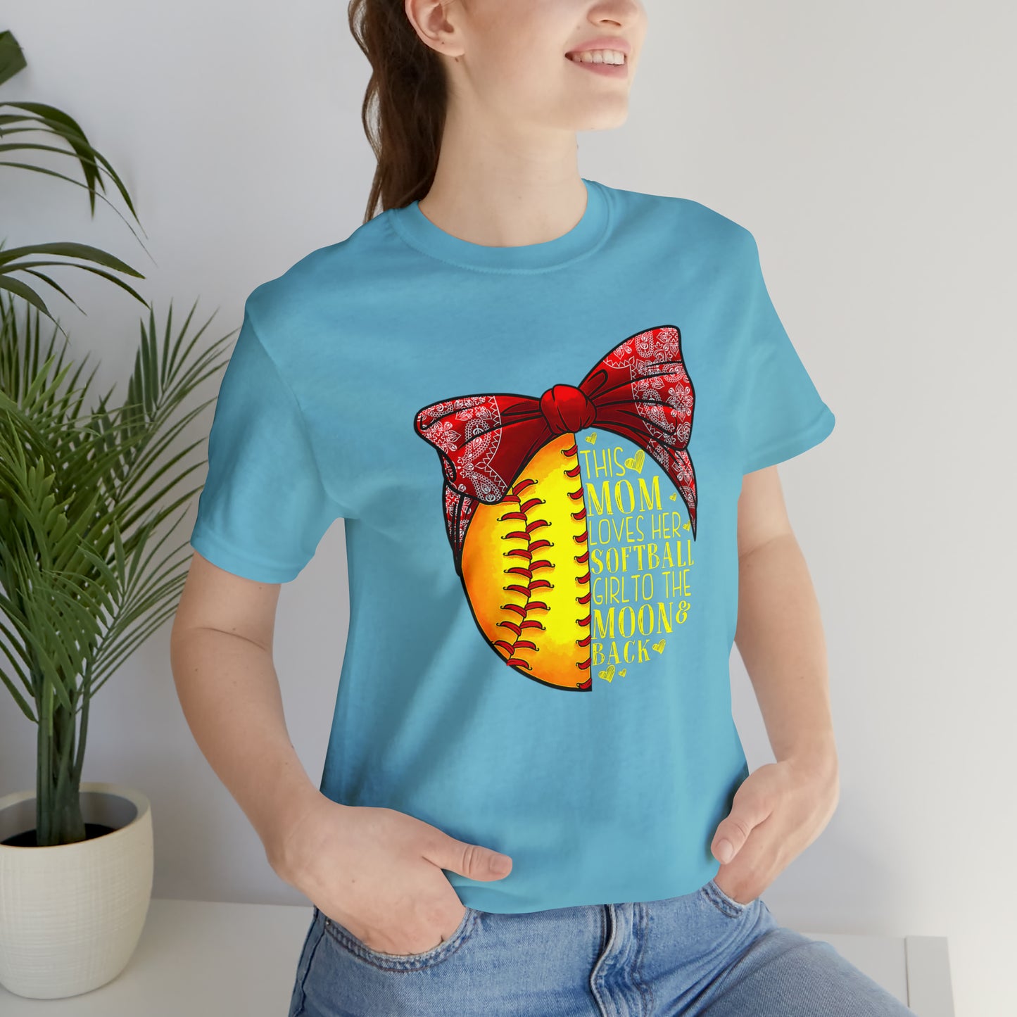 Softball Mom Love Short Sleeve Tee