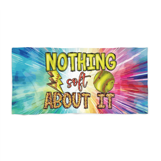 Nothing Soft about It Beach Towel