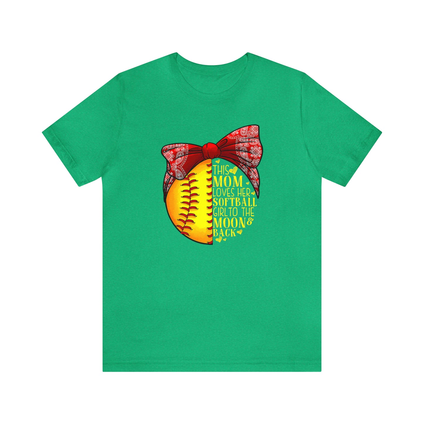 Softball Mom Love Short Sleeve Tee