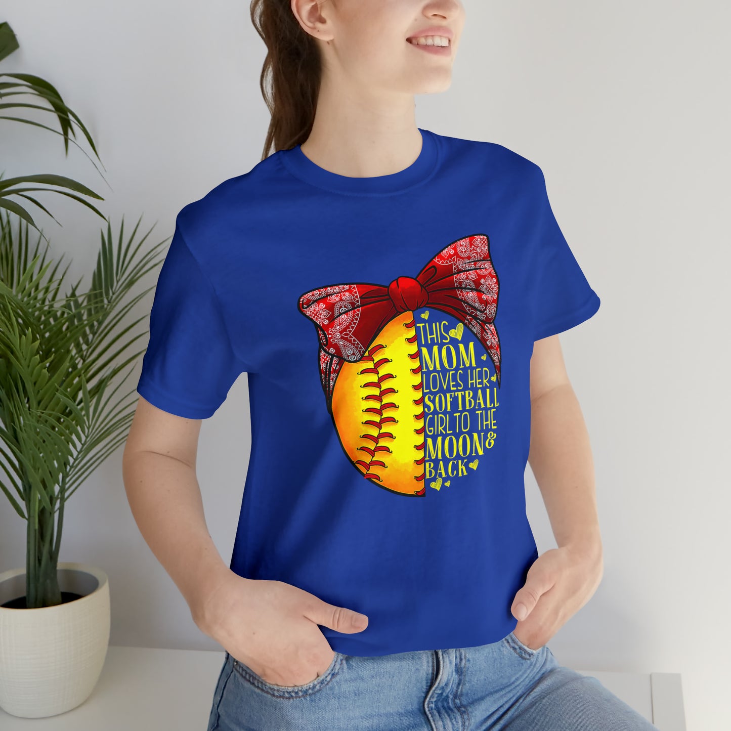 Softball Mom Love Short Sleeve Tee