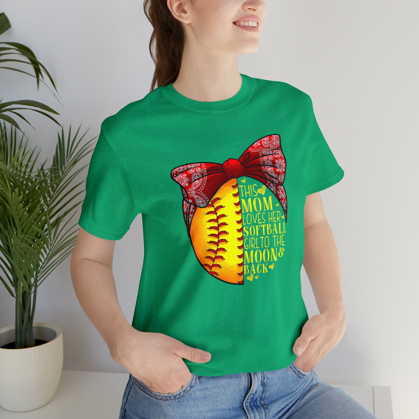 Softball Mom Love Short Sleeve Tee