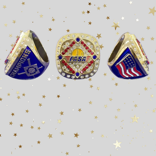 FASA with Softball Diamond- Gold Champion Rings