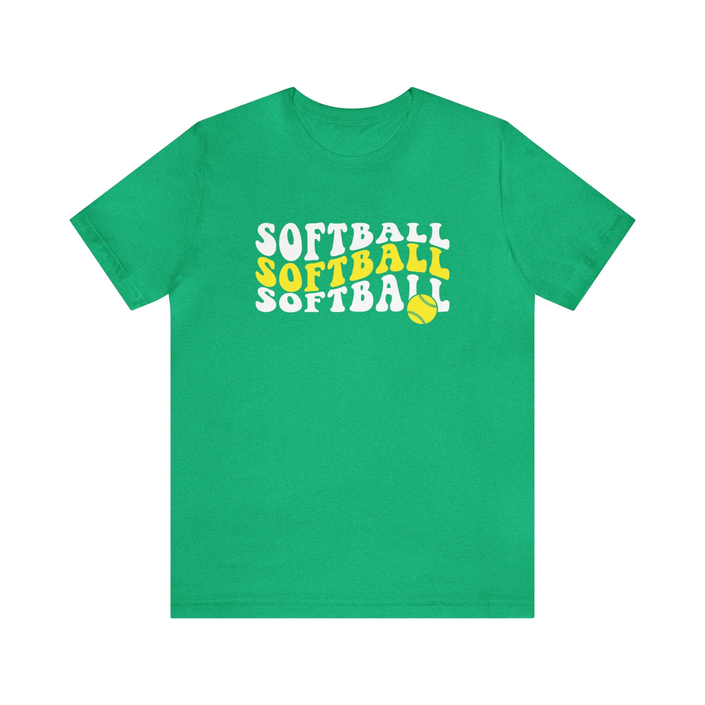 Retro Softball Short Sleeve Tee