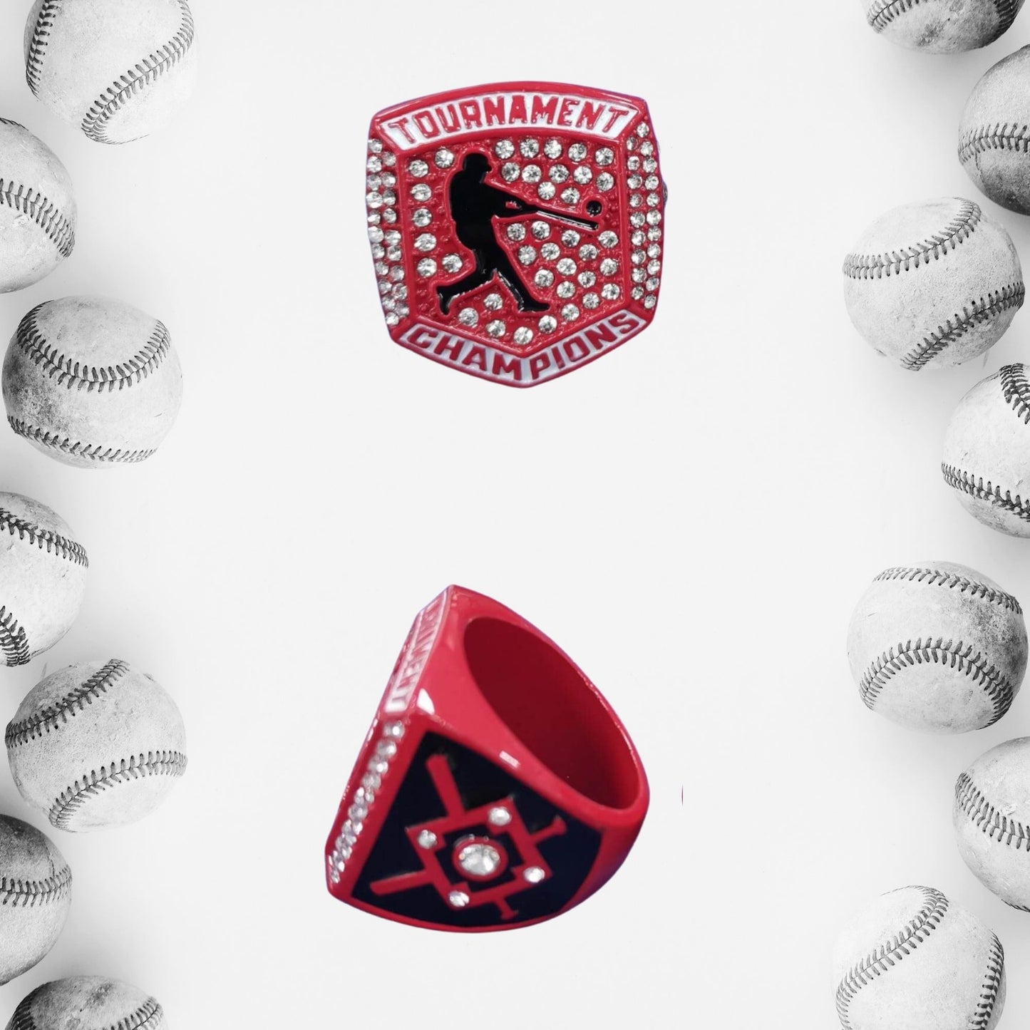 Baseball Championship Red Ring