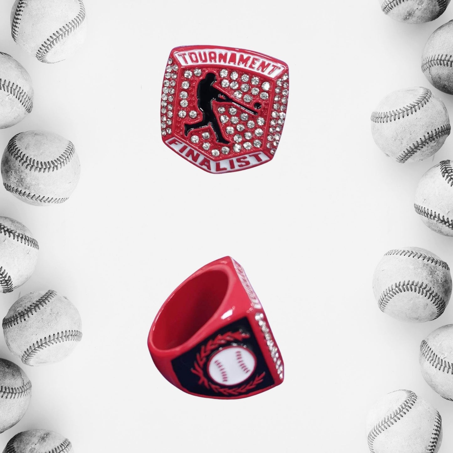 Baseball Finalist Red Ring