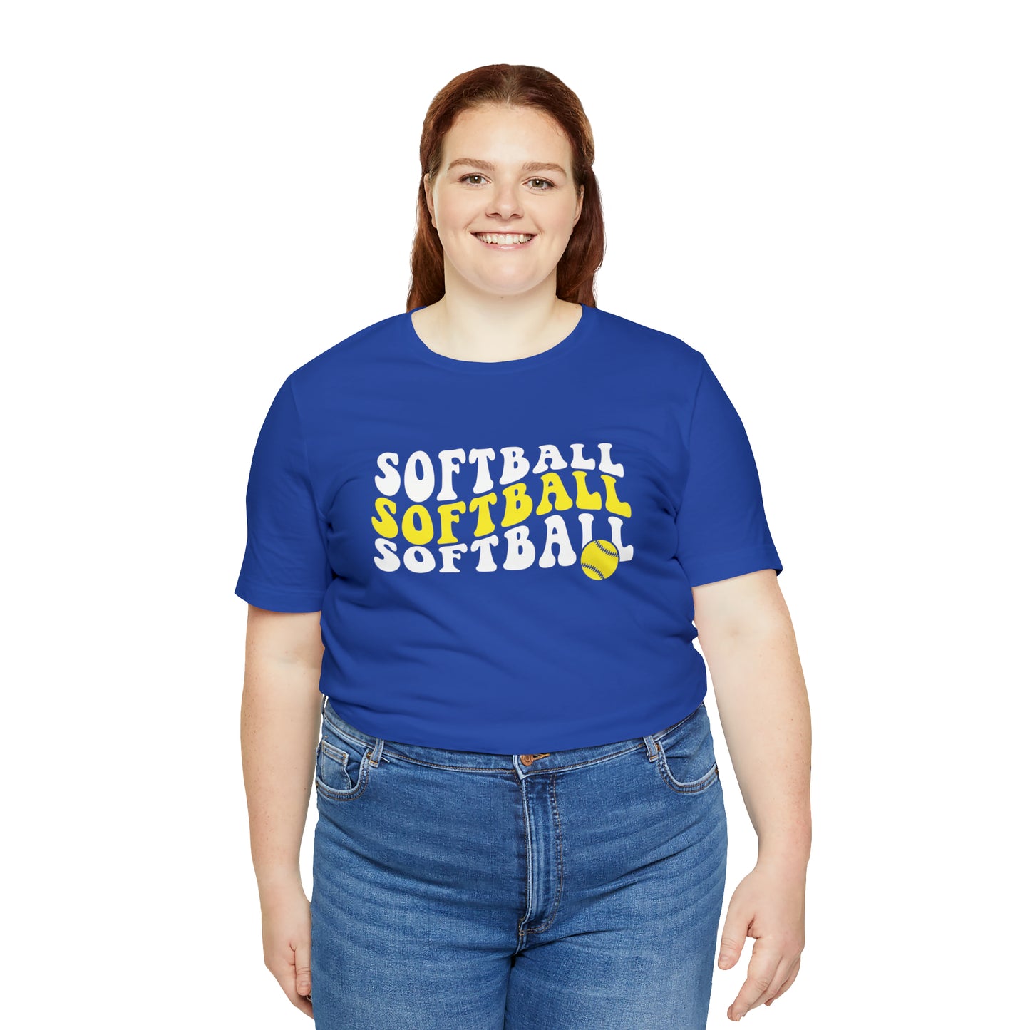 Retro Softball Short Sleeve Tee