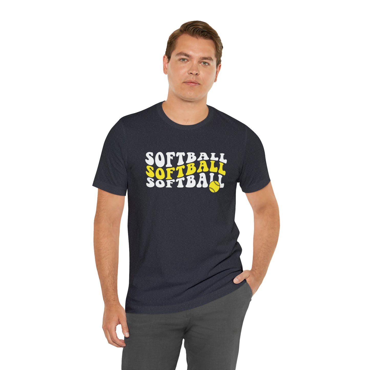 Retro Softball Short Sleeve Tee