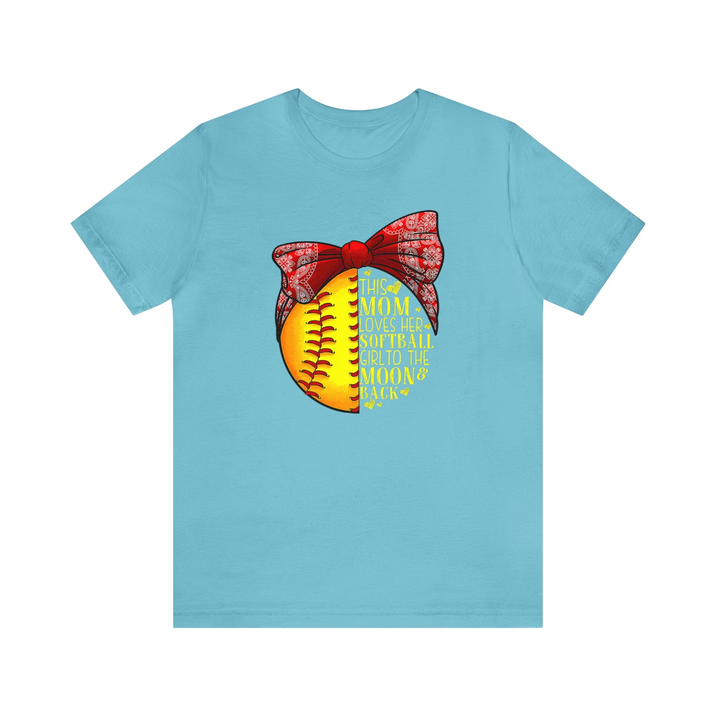 Softball Mom Love Short Sleeve Tee