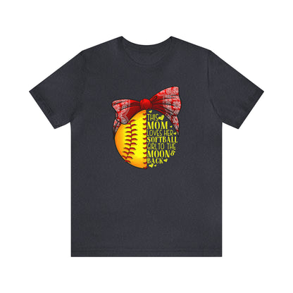 Softball Mom Love Short Sleeve Tee