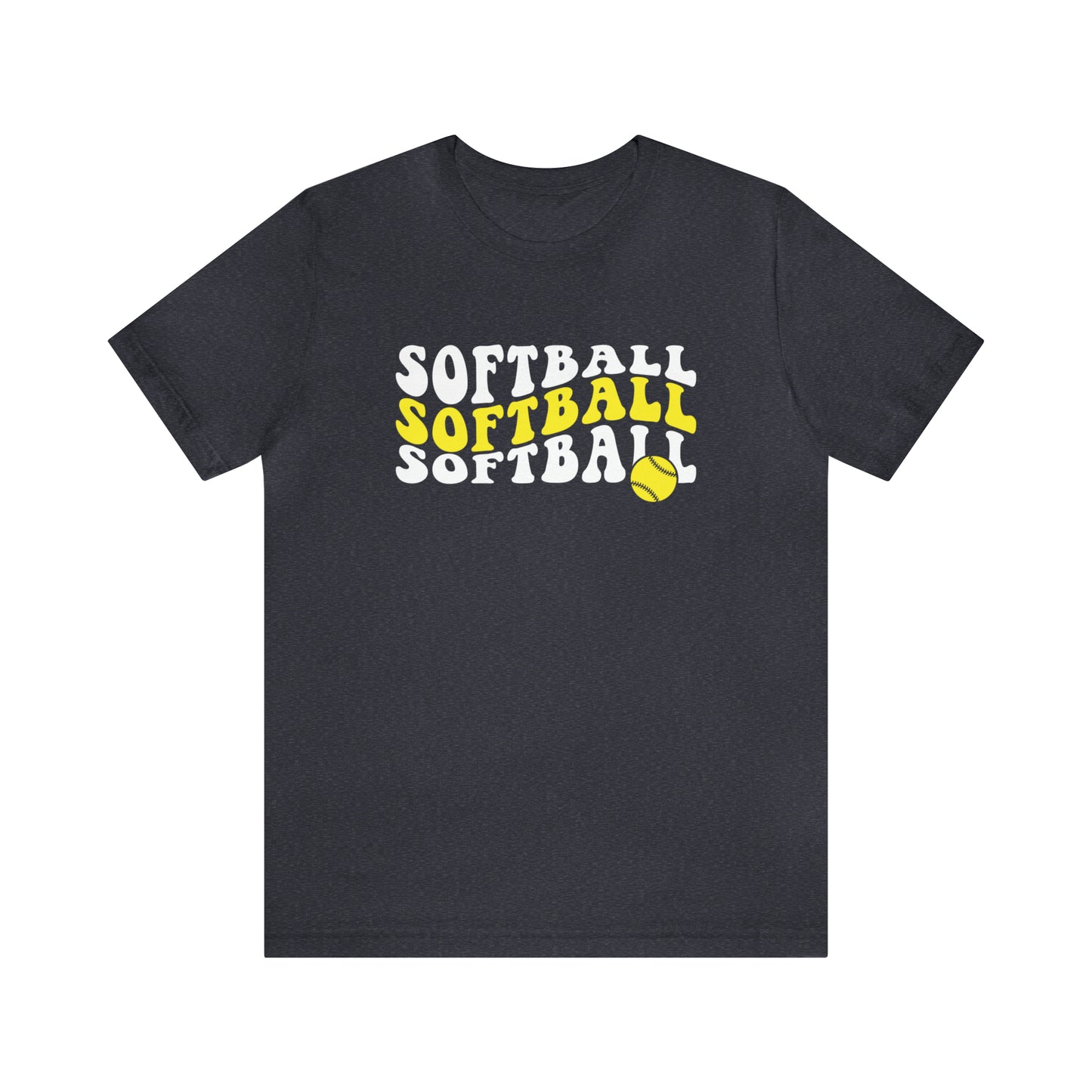 Retro Softball Short Sleeve Tee