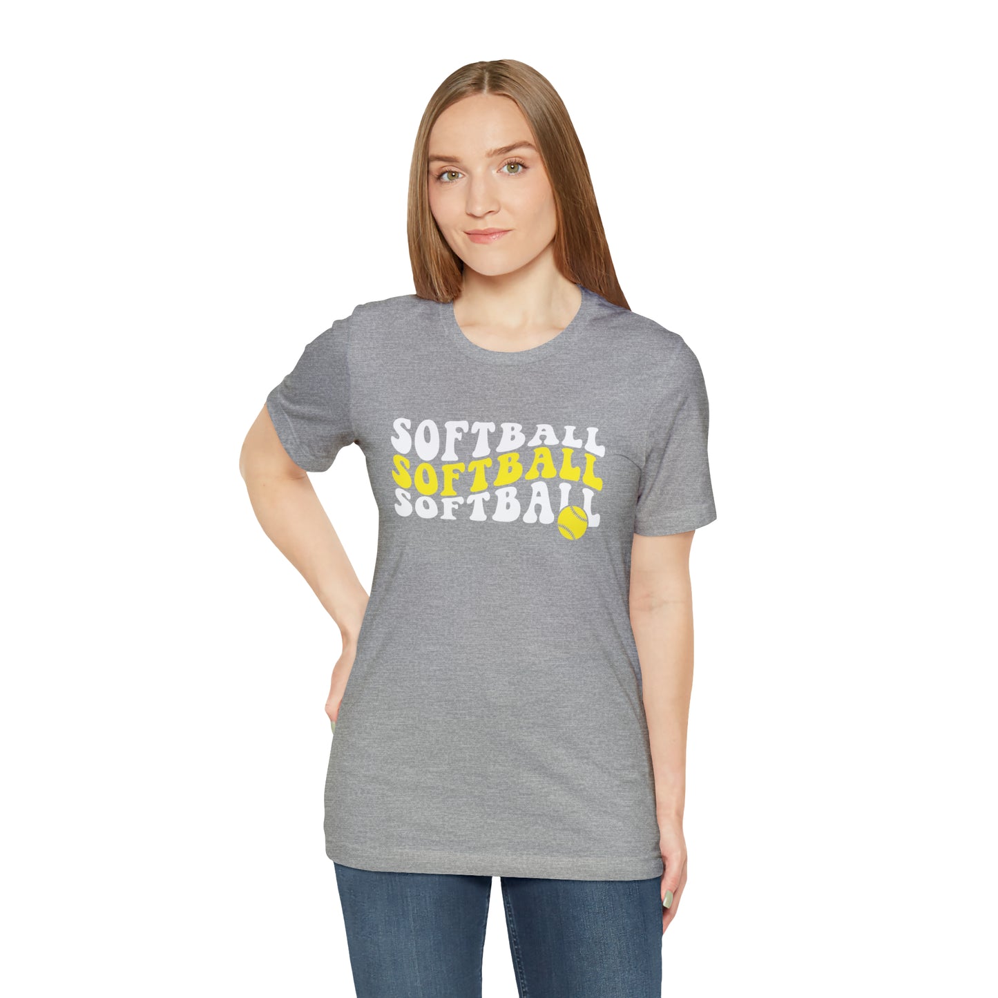 Retro Softball Short Sleeve Tee