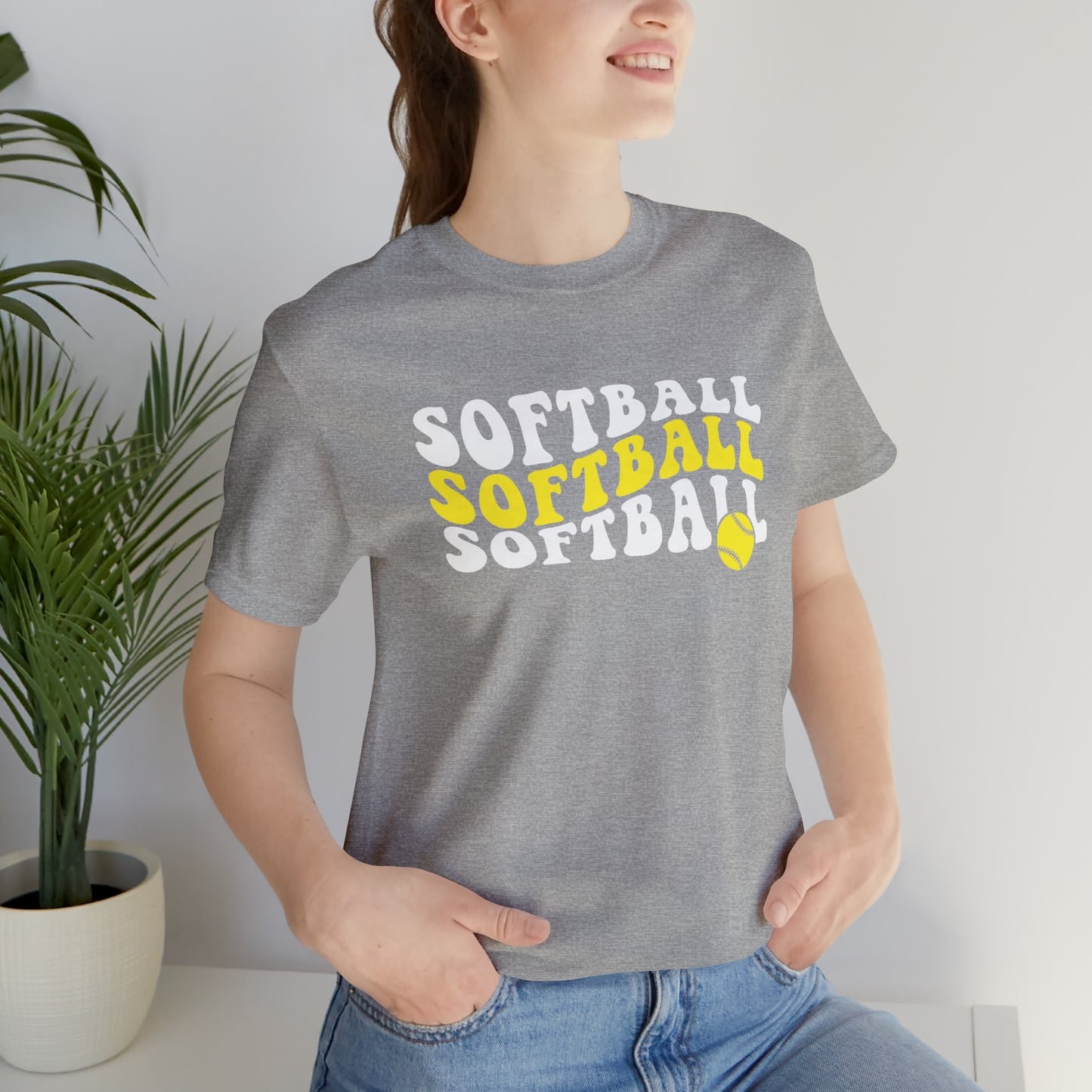 Retro Softball Short Sleeve Tee