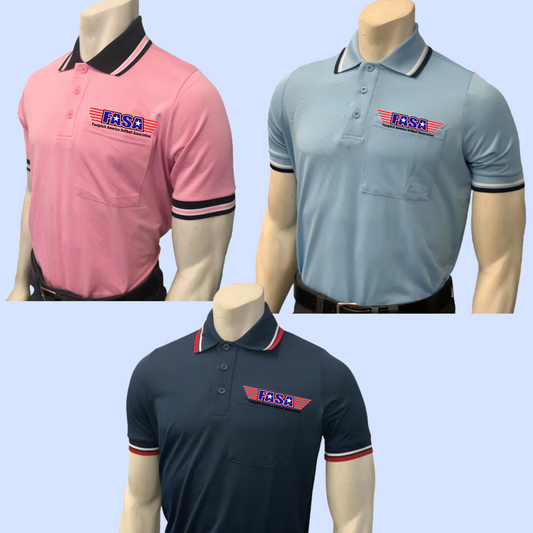 Smitty's High Performance "BODY FLEX" Style Short Sleeve Umpire Shirts with FASA Logo